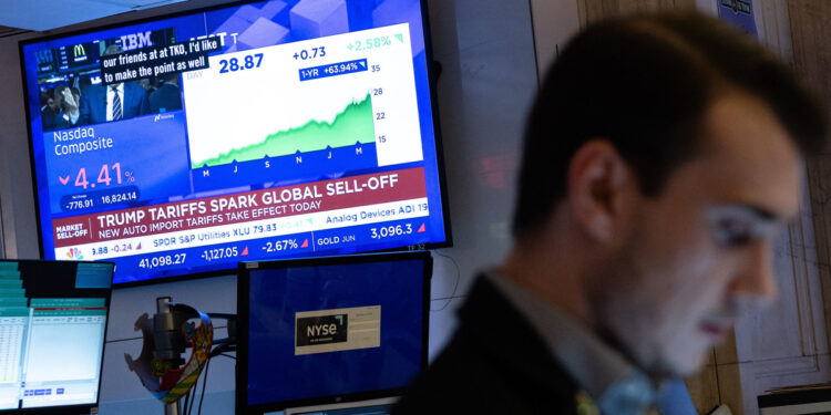 As the stock market falls, Trump haunted by his discredited campaign promises