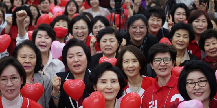Candidate spouses take centre stage in South Korea's heated presidential race