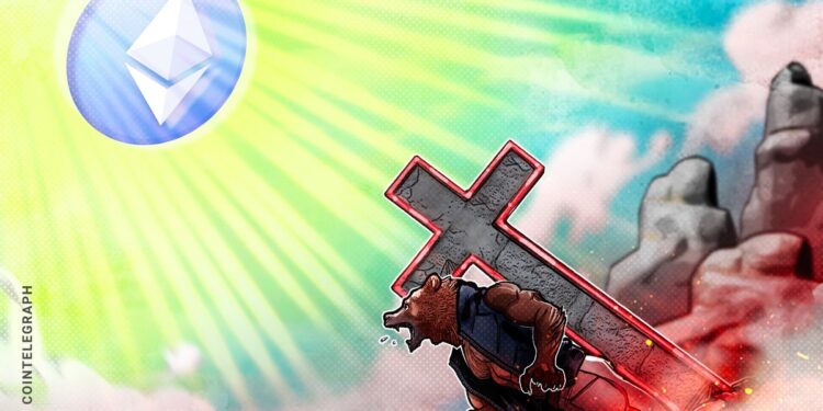 Ethereum ‘Death Cross’ Flashes For The First Time Since 2022 ETH Price Sell-off