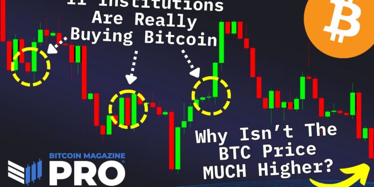 If Institutions Are Buying Why Isn’t The Bitcoin Price Going Up?
