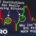 If Institutions Are Buying Why Isn’t The Bitcoin Price Going Up?
