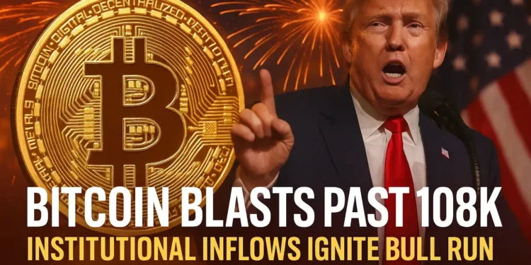 Bitcoin Blasts Past $108K as Trump’s Spending Plan and ETF Inflows Ignite Bull Run