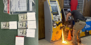 Authorities saw open Bitcoin ATM to recover scammed money — almost $32,000 seized from machine