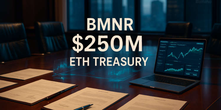 BitMine Secures $250M Private Placement for Ethereum Treasury Strategy
