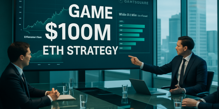 GameSquare Unveils $100M Ethereum Strategy Targeting 14% Yield Returns