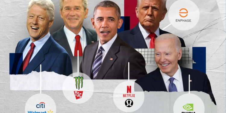 The Stock Market’s Biggest Winners—From Biden to Clinton