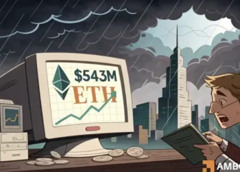 Bitcoin OG moves $543 mln in ETH - Is a major Ethereum sell-off about to begin?