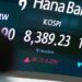 US stock market hangs near records and crude oil prices ease