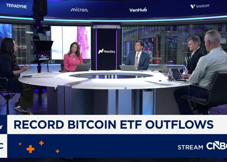 Bitcoin ETFs reach record outflows