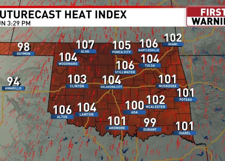 Summer has arrived, heat indices will hover around 105