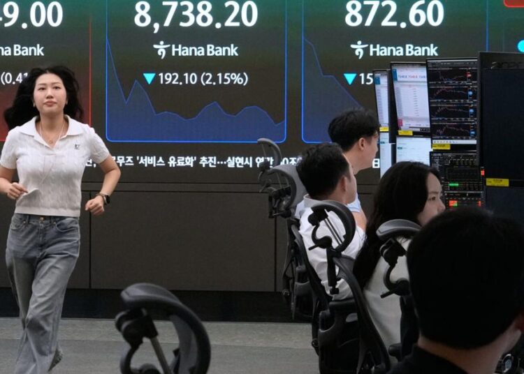 Most of Wall Street rises, but sinking AI stocks keep it on track for a losing week | Stock Market