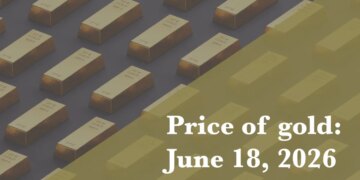 Current price of gold: June 18, 2026