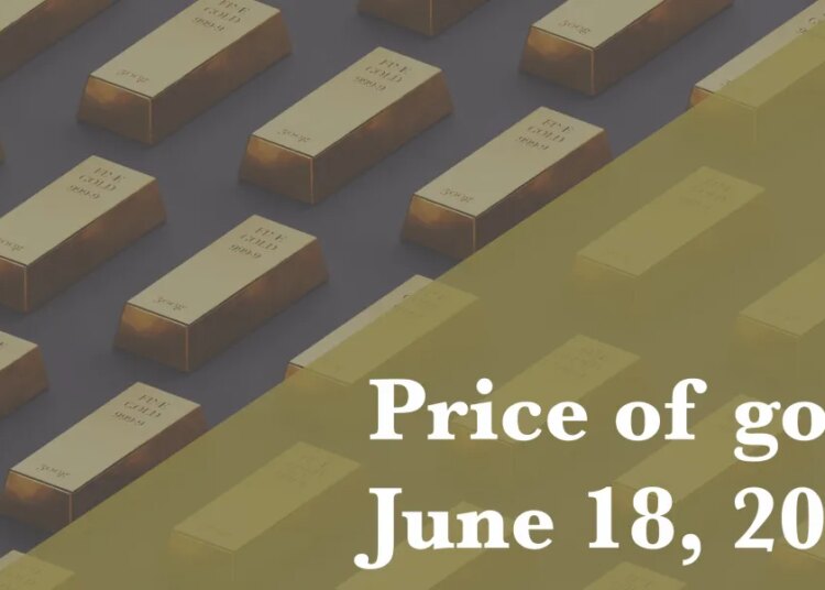 Current price of gold: June 18, 2026
