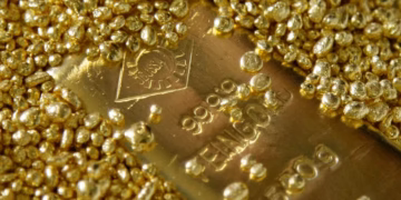 Gold posts steepest monthly drop since 2008 as stronger dollar dents appeal