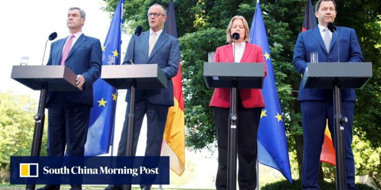 German government pledges to defend trade, signalling tougher China stance