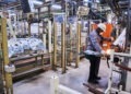 South Africa factory mood dips